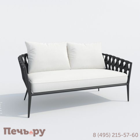 Лаунж зона Ideal Patio FIAMMA белая - каркас карбон фото 9