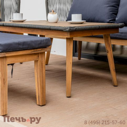 Лаунж-зона Royal Family EMMA серая фото 4