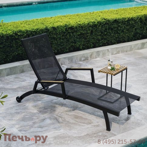Лежак Brafritid Andy антрацит, алюминий фото 6