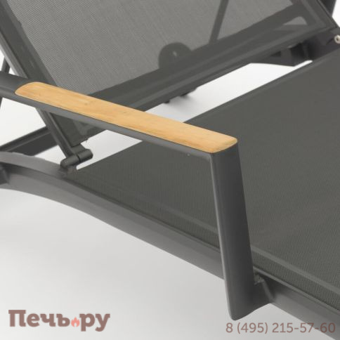 Лежак Brafritid Andy антрацит, алюминий фото 7