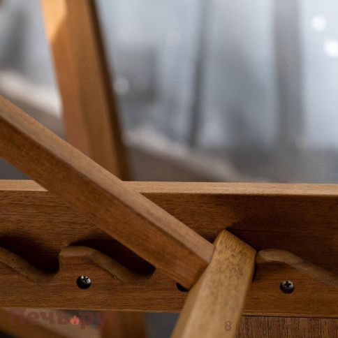 Лежак Brafritid Booka натуральный, акация фото 10