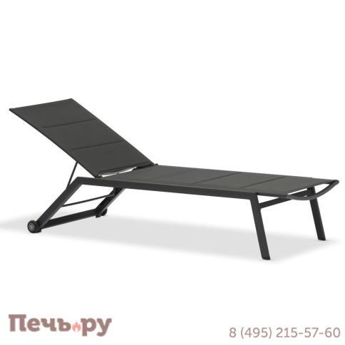 Лежак Brafritid Visby антрацит, алюминий/текстилен фото