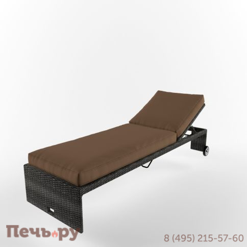 Лежак "Сенатор" на колесиках фото