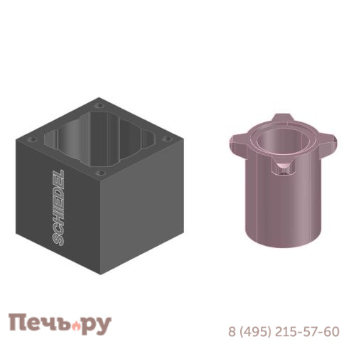 Комплект с диффузором без вентканала 0,33 м Schiedel Isotor фото 4