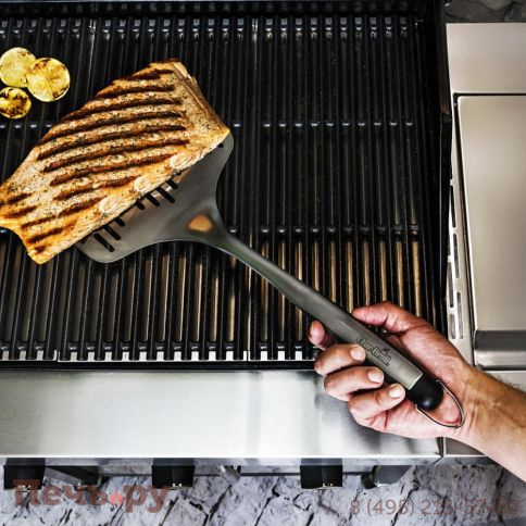 Лопатка для гриля Char-Broil XL широкая, стальная фото 5