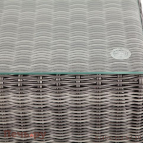 Лунго 4SiS журнальный столик плетеный, цвет графит фото 3