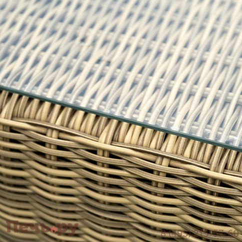 Лунго 4SiS журнальный столик плетеный, цвет соломенный фото 12