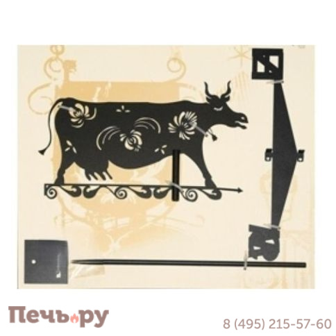 Малый флюгер Duckanddog 152 Корова фото