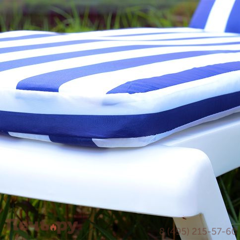 Матрац для шезлонга Gardeck Tweet бело-синий фото 5