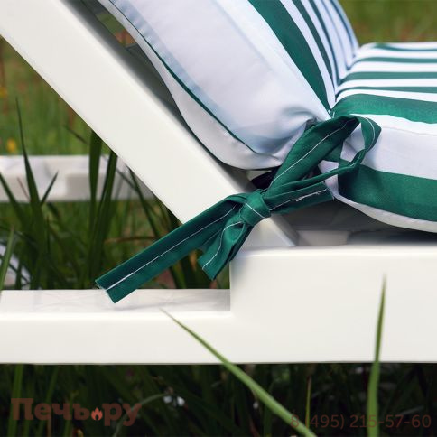 Матрац для шезлонга Gardeck Tweet бело-зеленый фото 3