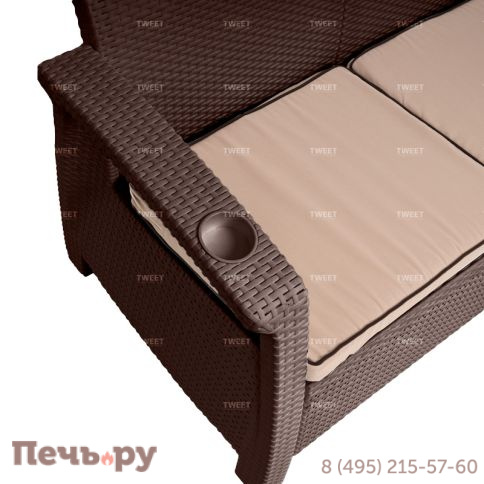Мебель Tweet Диван 2-х местный, венге фото 5