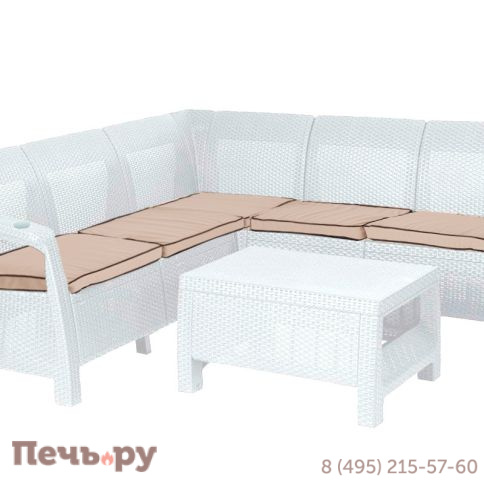 Мебель Tweet Диван угловой, белый фото