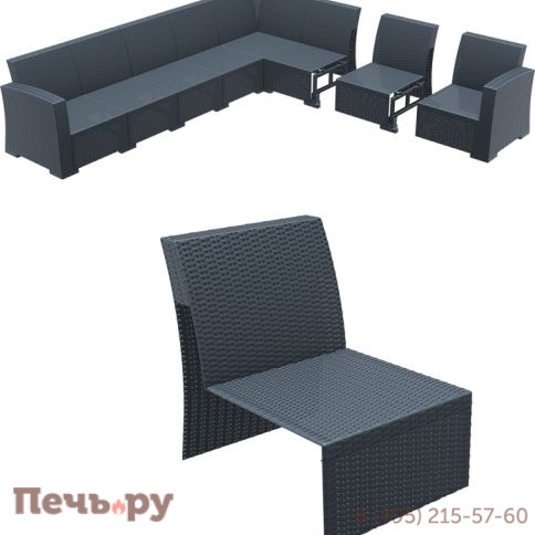 Модуль дополнительный для дивана Monaco Lounge Extension Part 234/837-2504 фото