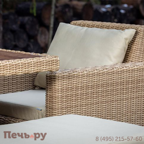 Кресло Gardeck Mokka Bella, соломенный фото 6