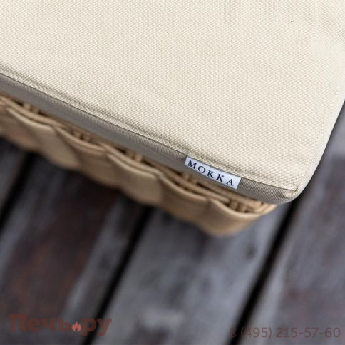 Пуф большой Gardeck Mokka Bella, соломенный фото 5