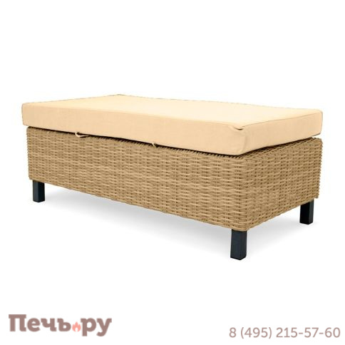 Пуф большой Gardeck Mokka Bella, соломенный фото