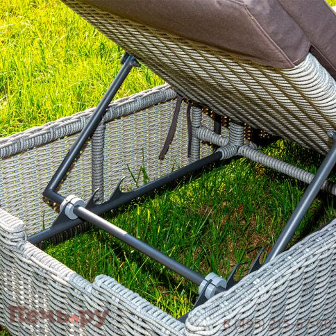 Шезлонг Gardeck Mokka Bella, цвет серый фото 4