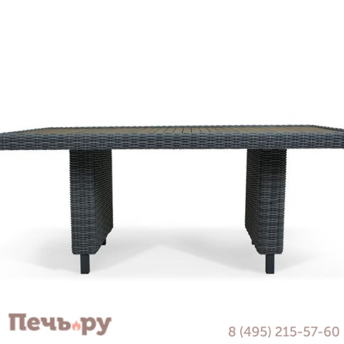 Стол прямоугольный Gardeck Mokka Bella с деревянной столешницей фото 7