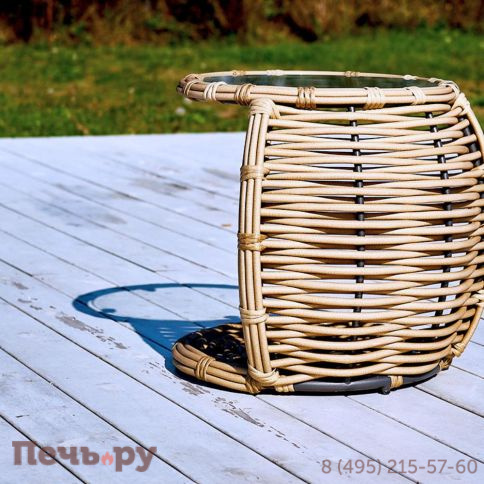 Боковой столик Gardeck Mokka Majorca, цвет соломенный фото 4