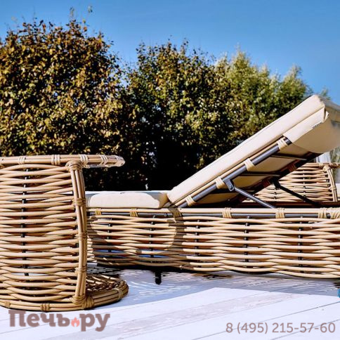 Боковой столик Gardeck Mokka Majorca, цвет соломенный фото 7