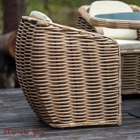 Кресло Gardeck Mokka Majorca, цвет соломенный фото 9