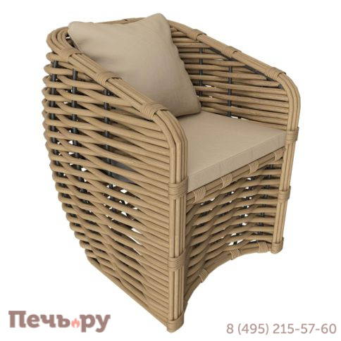 Кресло Gardeck Mokka Majorca, цвет соломенный фото