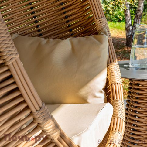 Подвесное кресло Gardeck Mokka Majorca, цвет соломенный фото 4