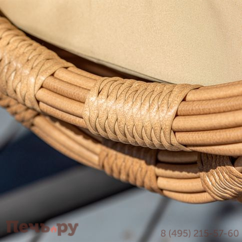 Подвесное кресло Gardeck Mokka Majorca, цвет соломенный фото 7