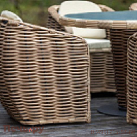 Стол обеденный Gardeck Mokka Majorca, цвет соломенный фото 5