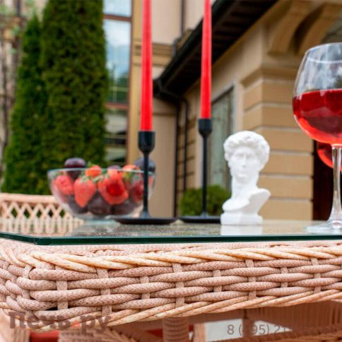 Стол обеденный Gardeck Mokka Villa Rosa прямоугольный фото 2