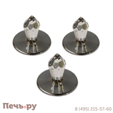 Набор насадок Cariitti CR-12 3 шт, хром фото