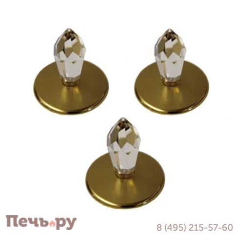 Набор насадок Cariitti CR-12 3 шт, золото фото