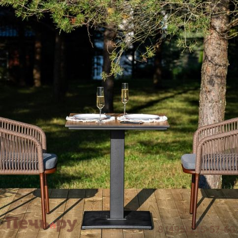 Обеденная группа 4SiS Каффе на 2 персоны, цвет дуб фото 2