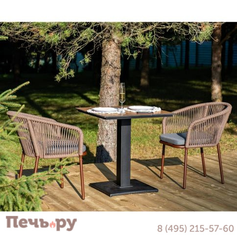 Обеденная группа 4SiS Каффе на 2 персоны, цвет дуб фото