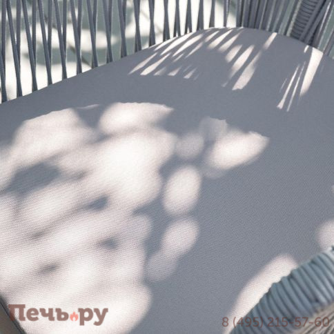 Обеденная группа 4SiS Милан на 6 персон, цвет светло-серый с белым каркасом фото 9