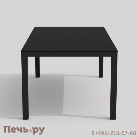 Обеденная группа  CANA FESTA plus каркас карбон / стол стекло 220 / ткань черная фото 5