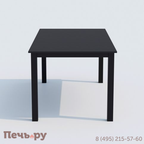 Обеденная группа DOLLA BONTA каркас карбон / стол алюминий 180 / ткань антрацит фото 5