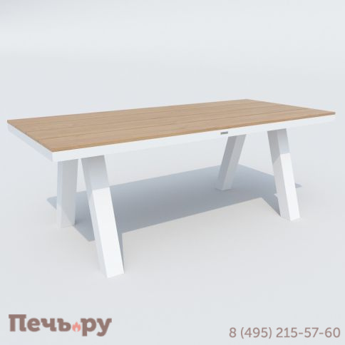 Обеденная группа MIRRA SOLA каркас белый / стол поливуд 180 / текстилен белый фото 4