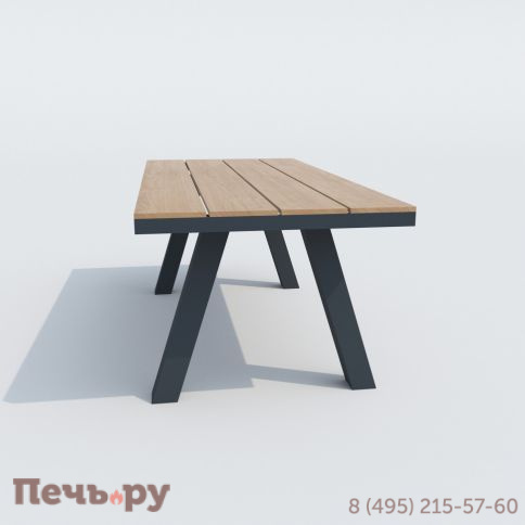 Обеденная группа MIRRA SOLA каркас карбон / стол поливуд 180 / текстилен серый фото 5