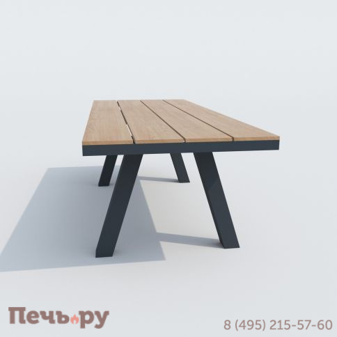 Обеденная группа MIRRA SOLA каркас карбон / стол поливуд 220 / текстилен серый фото 5