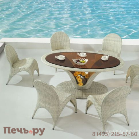 Обеденная группа Rotang Lux Вельс фото