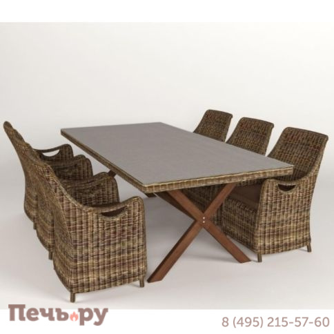 Обеденная группа Rotang Lux Сенатор фото