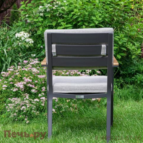 Обеденное кресло Royal Family Oscar с подлокотниками из поливуда фото 4