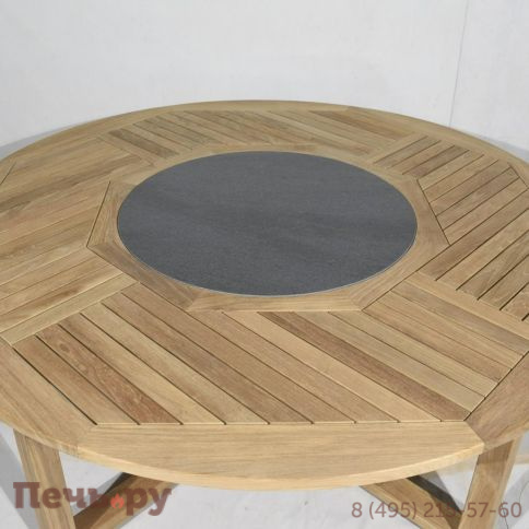 Обеденный комплект Brafritid Circus-Lerum 8R натуральный, тик фото 4