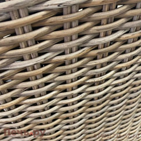 Обеденный комплект Brafritid Circus-Ontario 180 бежевый/натуральный, тик/искусственный ротанг фото 5