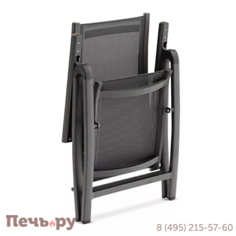 Обеденный комплект Brafritid Lyon-Andy 280A+8R антрацит/натуральный, алюминий/тик фото 7