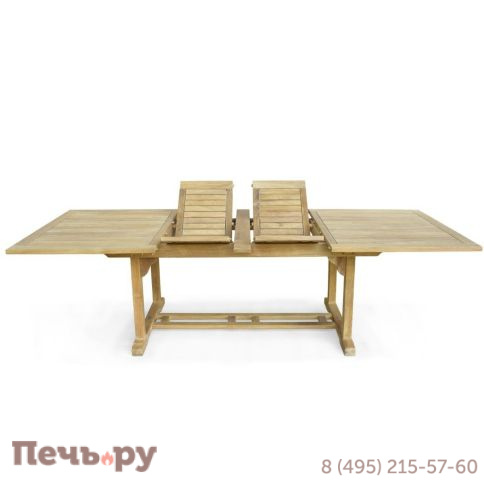 Обеденный комплект Brafritid Neapel-Lerum 10R натуральный, тик фото 3