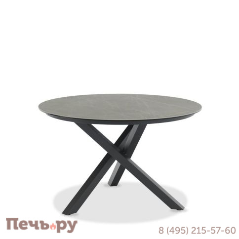 Обеденный комплект Brafritid Timra AL-R антрацит/черный, алюминий фото 2