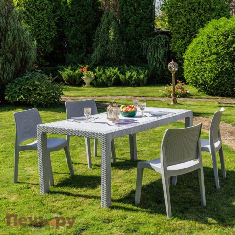 Обеденный комплект JULY S светло-серый фото 6