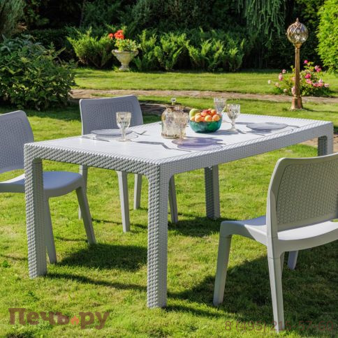 Обеденный комплект JULY S светло-серый фото 7
